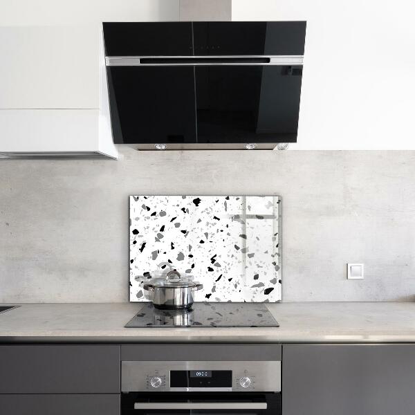 Sticlă bucătărie Terrazzo monocrom