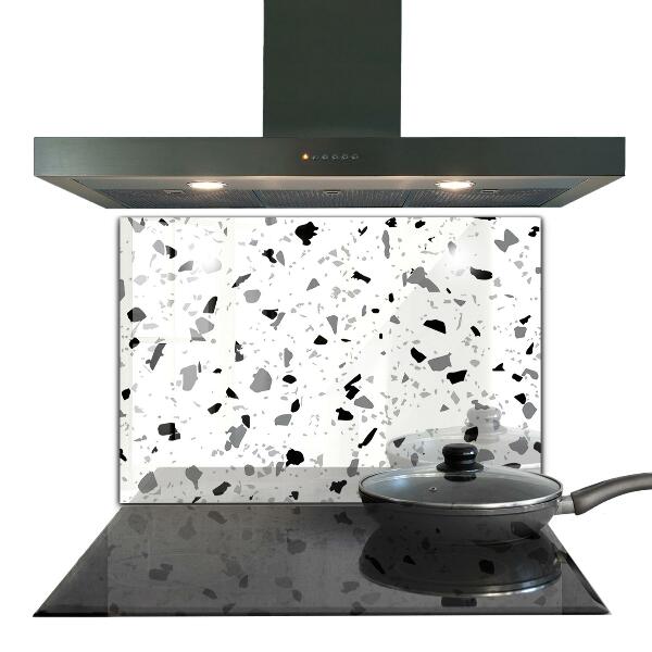Sticlă bucătărie Terrazzo monocrom