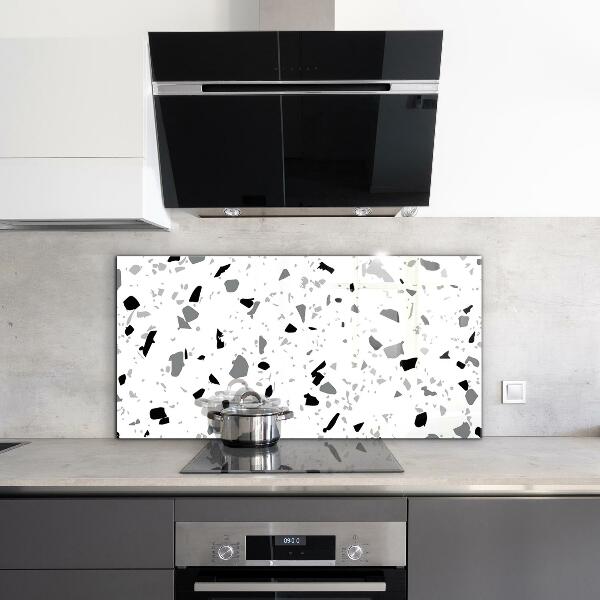 Sticlă bucătărie Terrazzo monocrom