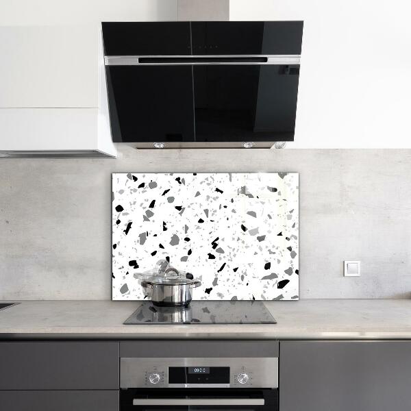 Sticlă bucătărie Terrazzo monocrom