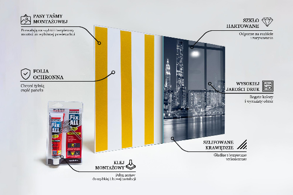 Panou sticlă bucătărie Podul brooklyn manhattan