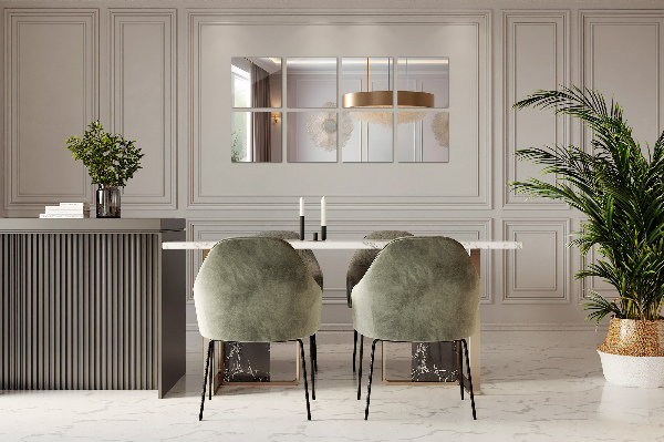 Plăci de oglindă 6 buc. 20X20 cm