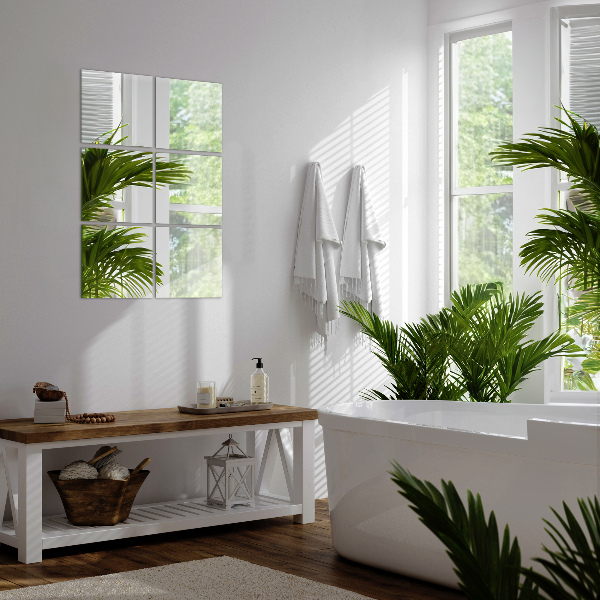 Plăci de oglindă 6 buc. 20X20 cm