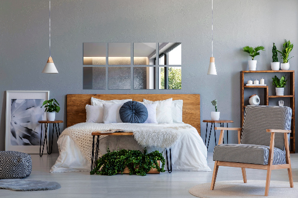 Plăci de oglindă 6 buc. 20X20 cm