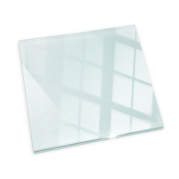 Sticlă securizată protecție sub sobă pătrat 50x50 cm