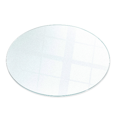 Placă de protecție sub sobă rotundă semitransparentă fi70 cm