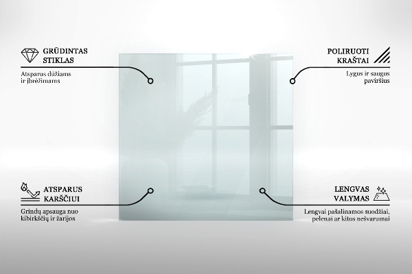 Protecție sub sobă dreptunghiulară 100x70 cm