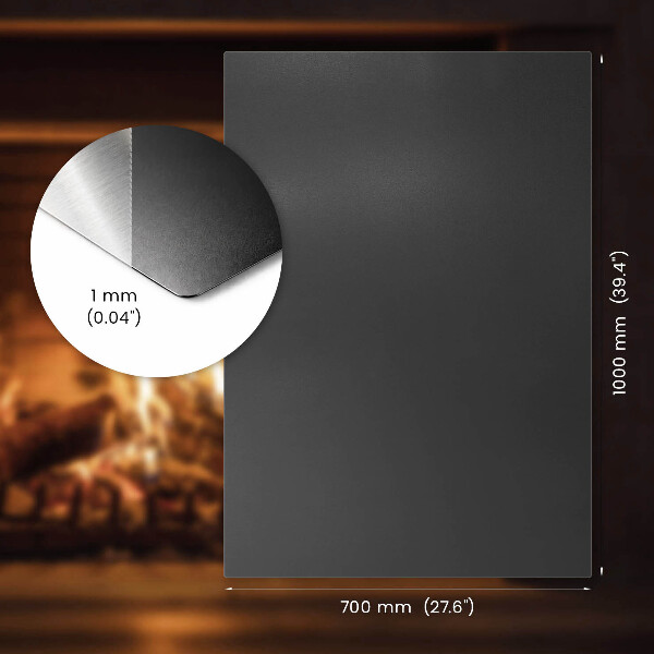 Protecție sub sobă 100x70 cm