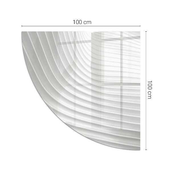 Cvartale sticlă sub șemineu Valuri de linii delicate