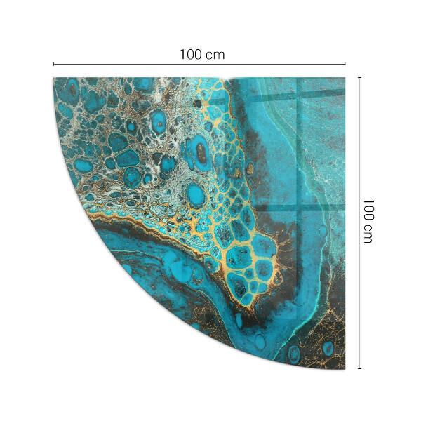 Cvartale protecție sub sobă Model organic abstract