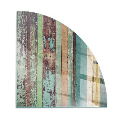 Cvartale sticlă securizată protecție sub sobă Plăci în diferite nuanțe