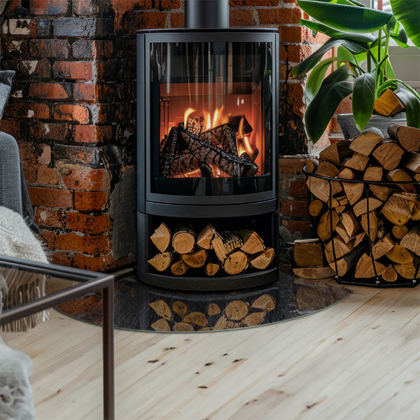 Cvartale protecție sub sobă Textura suprafeței pietrei