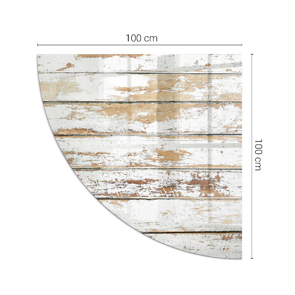 Cvartale protecție sub sobă Placă de lemn deteriorată