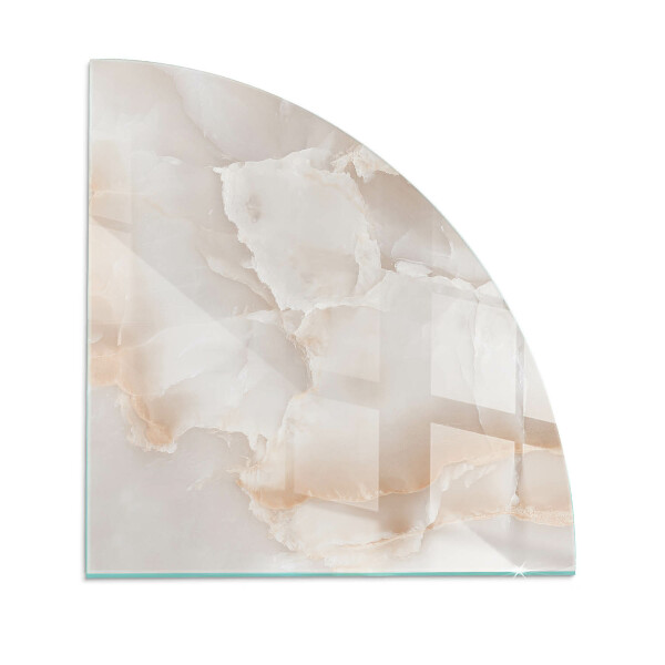 Cvartale sticlă sub șemineu Model de piatră naturală