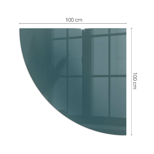 Cvartale sticlă sub șemineu Culoarea mării