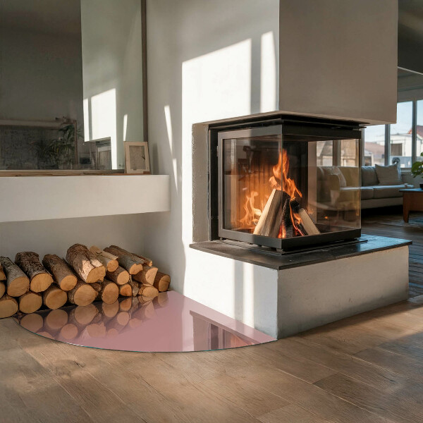 Cvartale protecție sub sobă Culoare roz