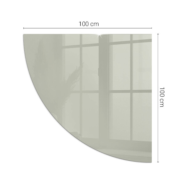 Cvartale sticlă sub șemineu Culoare Gri-verde