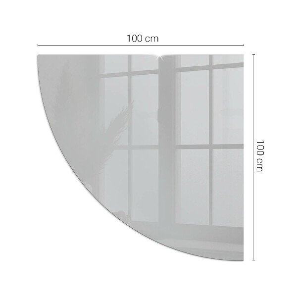 Cvartale sticlă sub șemineu Culoare Gri deschis