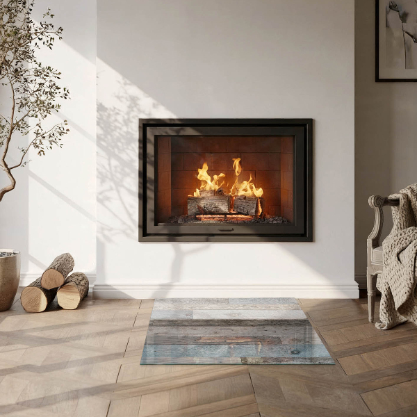 Pătrată protecție sub sobă Plăci în diferite nuanțe