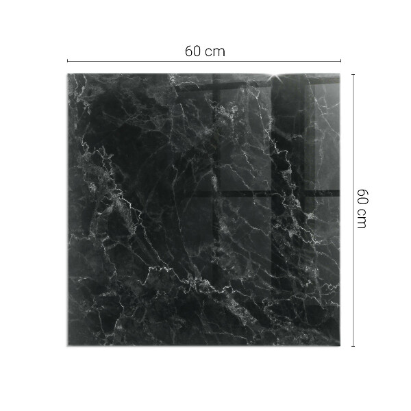 Pătrată protecție sub sobă Model elegant de marmură