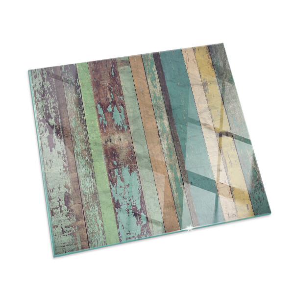 Pătrată sticlă securizată protecție sub sobă Plăci în diferite nuanțe