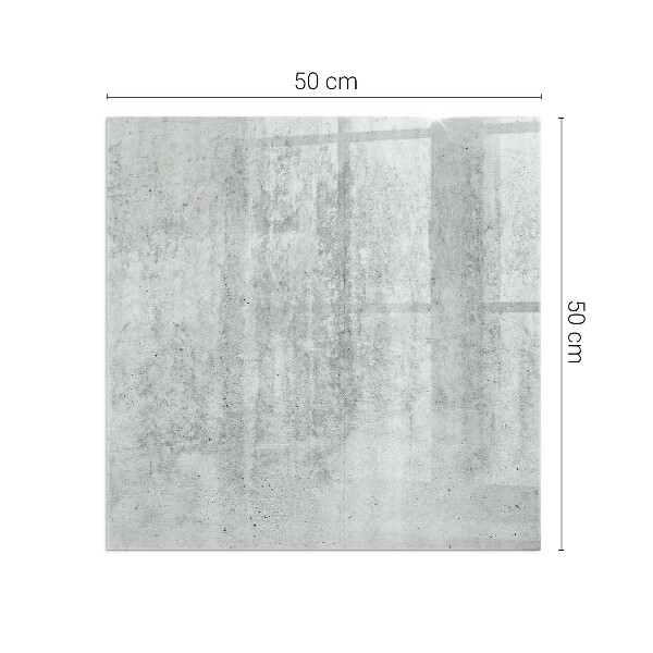 Pătrată protecție sub sobă Textură de beton brut