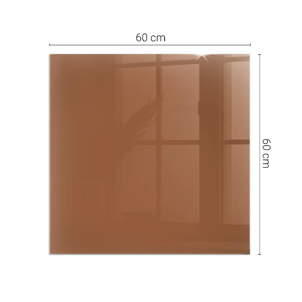 Pătrată protecție sub sobă Culoare Maro