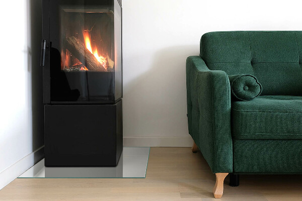 Pătrată protecție sub sobă Culoare Gri