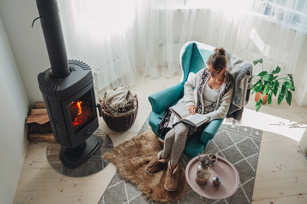 Rotundă sticlă securizată de protecție sub sobă Model de tablă perforată