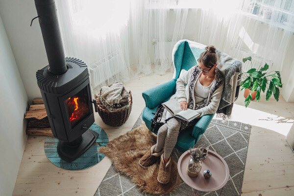 Rotundă placă de sticlă pentru șemineu Plăci în stil rustic