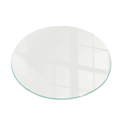 Rotundă placă de sticlă pentru șemineu Culoare fildeș