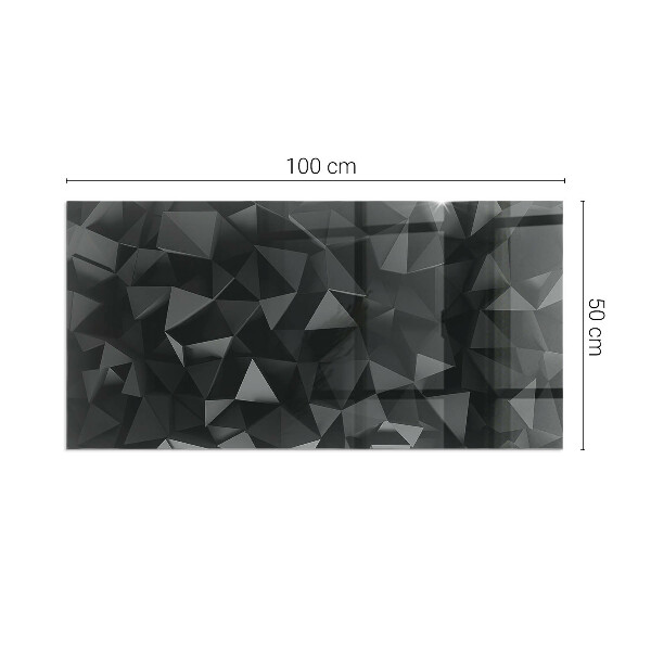 Dreptunghiulară protecție sub sobă Geometrie tridimensională