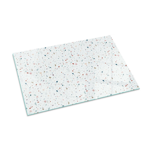 Dreptunghiulară sticlă sub șemineu Model cu forme mici