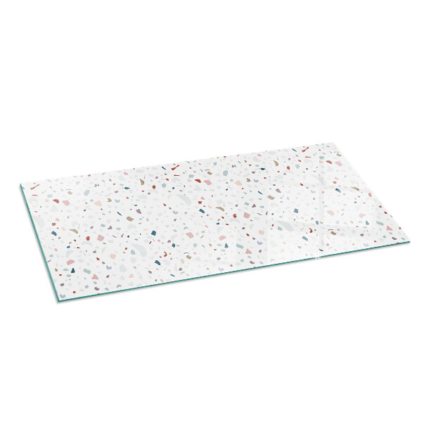 Dreptunghiulară sticlă sub șemineu Model cu forme mici