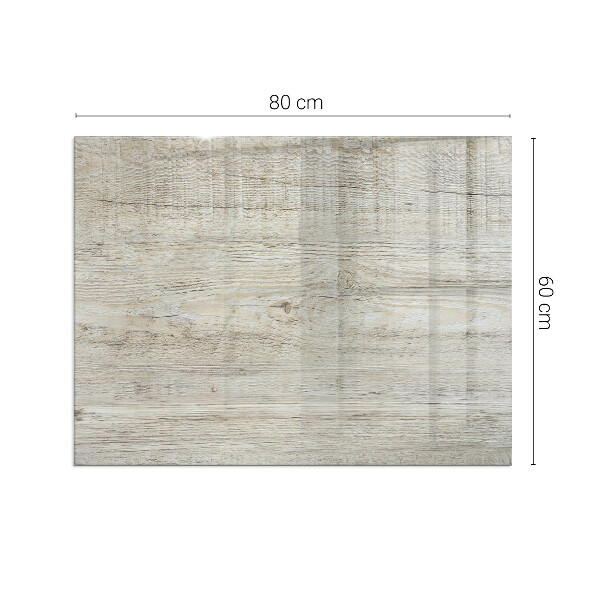 Dreptunghiulară protecție sub sobă Textură de lemn deschis la culoare