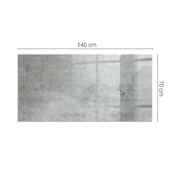 Dreptunghiulară sticlă sub șemineu Textură de beton brut