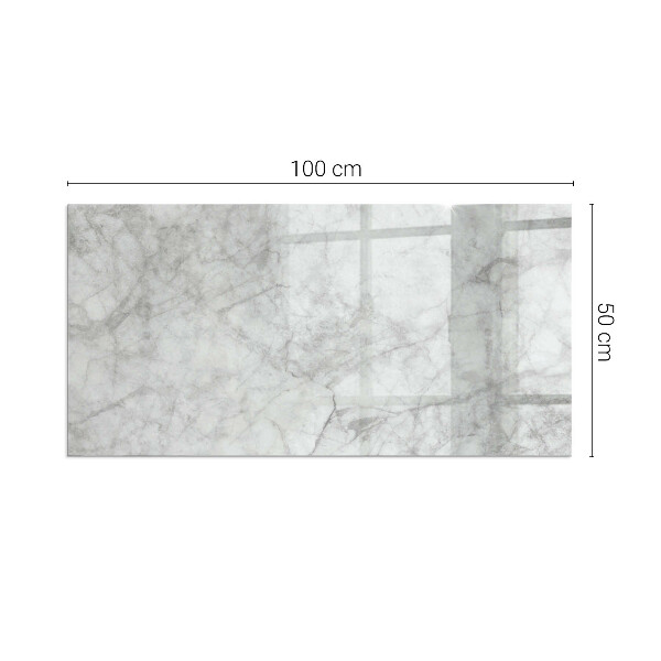 Dreptunghiulară sticlă sub șemineu Model de structură de marmură