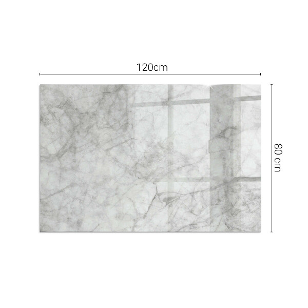 Dreptunghiulară sticlă sub șemineu Model de structură de marmură
