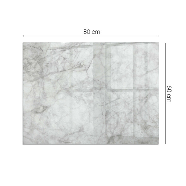 Dreptunghiulară sticlă sub șemineu Model de structură de marmură