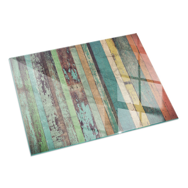 Dreptunghiulară sticlă securizată protecție sub sobă Plăci în diferite nuanțe