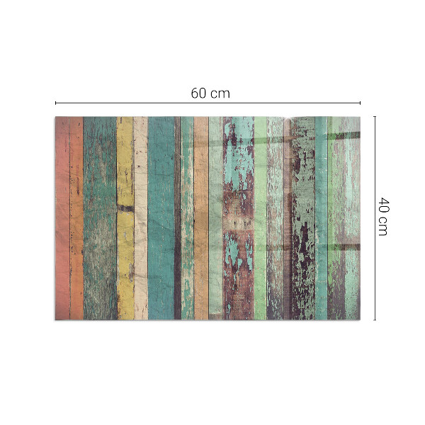 Dreptunghiulară sticlă securizată protecție sub sobă Plăci în diferite nuanțe
