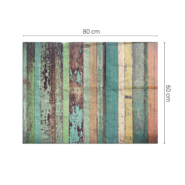 Dreptunghiulară sticlă securizată protecție sub sobă Plăci în diferite nuanțe