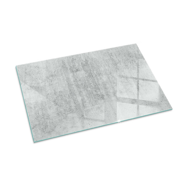 Dreptunghiulară protecție sub sobă Textură de beton brut