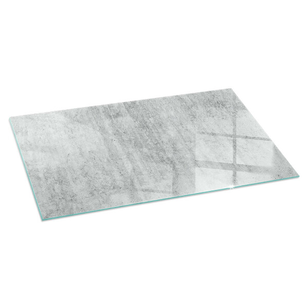 Dreptunghiulară protecție sub sobă Textură de beton brut