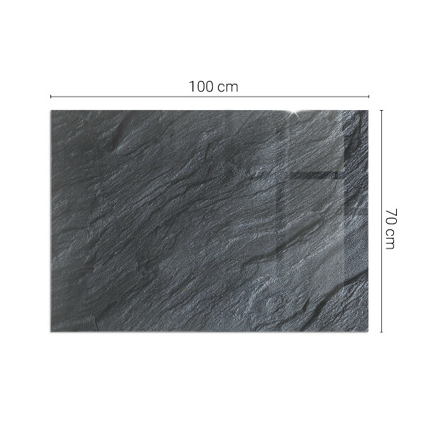 Dreptunghiulară protecție sub sobă Textura suprafeței pietrei