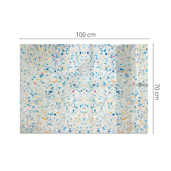 Dreptunghiulară sticlă sub șemineu Model de textură abstractă