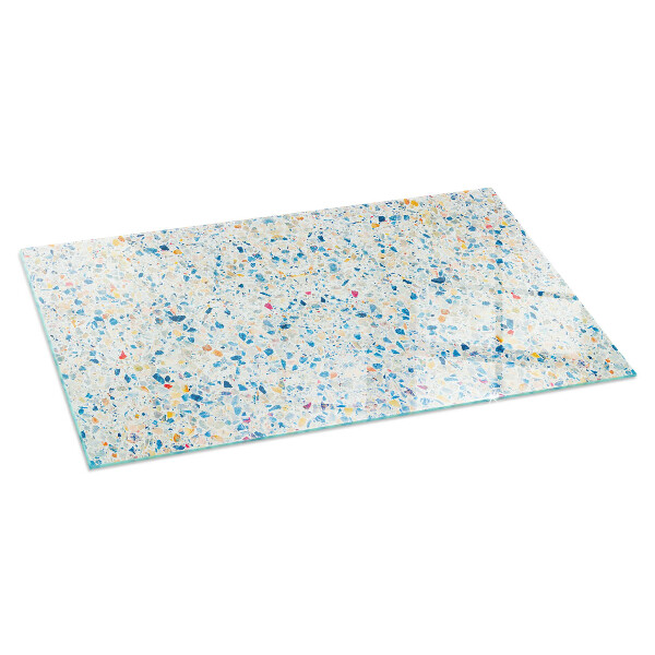 Dreptunghiulară sticlă sub șemineu Model de textură abstractă