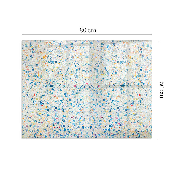 Dreptunghiulară sticlă sub șemineu Model de textură abstractă