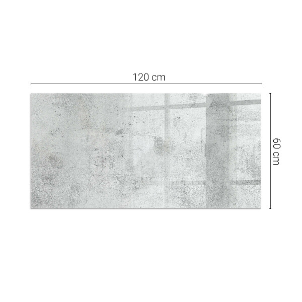 Dreptunghiulară sticlă sub șemineu Textură de beton brut