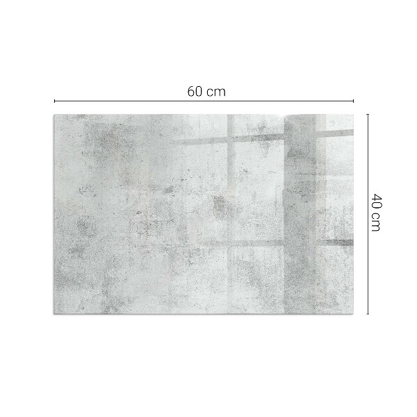 Dreptunghiulară sticlă sub șemineu Textură de beton brut